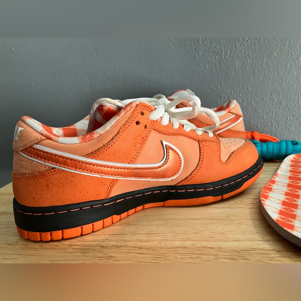 CONCEPTS x Nike Dunk Low SB Orange Lobster RARE Sneakers FD8776-800 🦞 Shoes - Picture 9 of 16